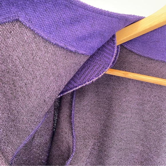 Vintage Purple Jacket Open Blazer - Picture 5 of 6